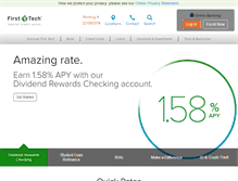 Tablet Screenshot of firsttechfed.com